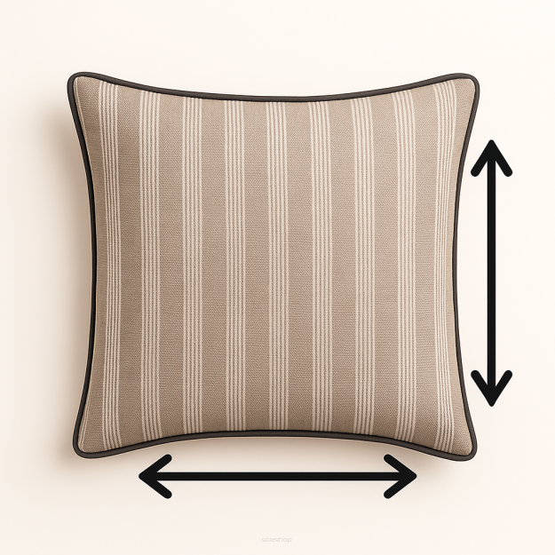 Zmniejszenie poszewki na poduszkę z lamówką